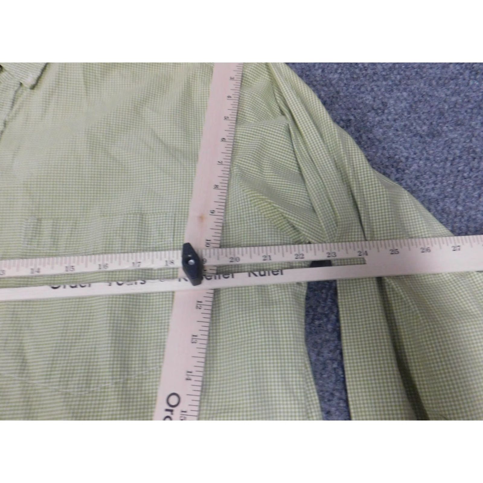 J.Crew J.CREW Oarsman Shirt Mens 15.5 Green Plaid Button-Front Casual Size US L / EU 52-54 / 3 - 4 Thumbnail