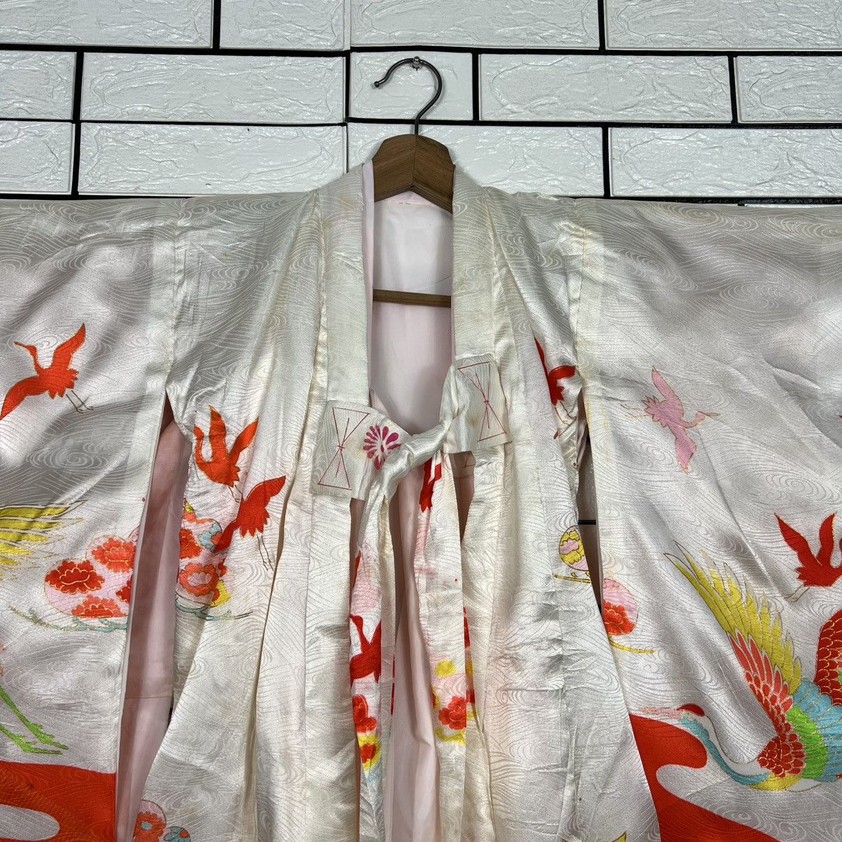 Japanese Brand Traditional Japan Kimono Embroidered Phoenix Logo #4190-C190 Size ONE SIZE - 10 Thumbnail