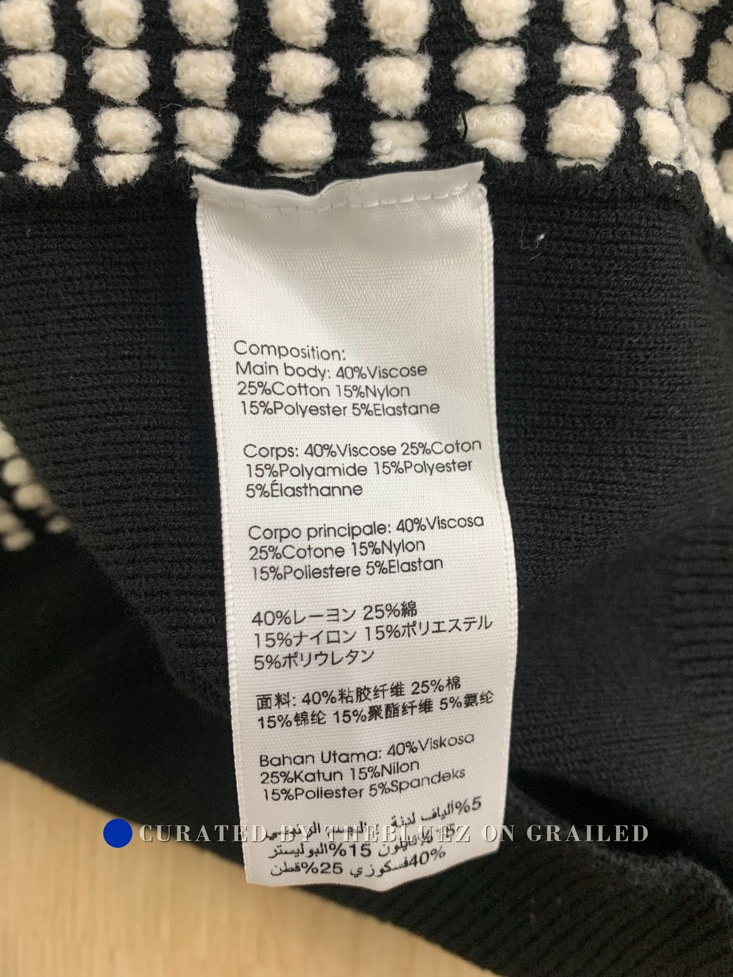 3.1phillip Lim Black White Knit Cardigan, Women's (Size S) — image 5 of 6