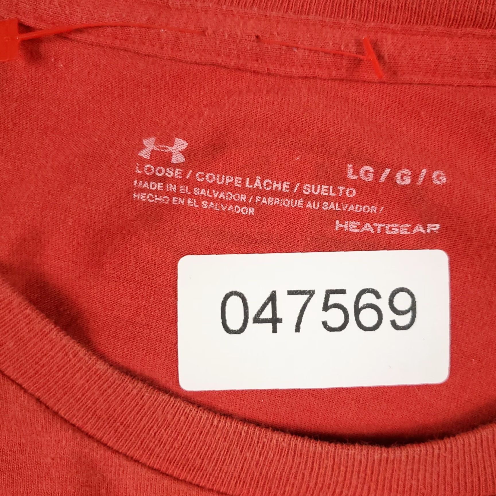 Under Armour Under Armour T-Shirt Mens Large Red Casual Short Sleeve Adult Mens T-Shirt Red Cotton Blend Logo-Sports All Seasons Shirt 2010s? Size US L / EU 52-54 / 3 - 8 Thumbnail