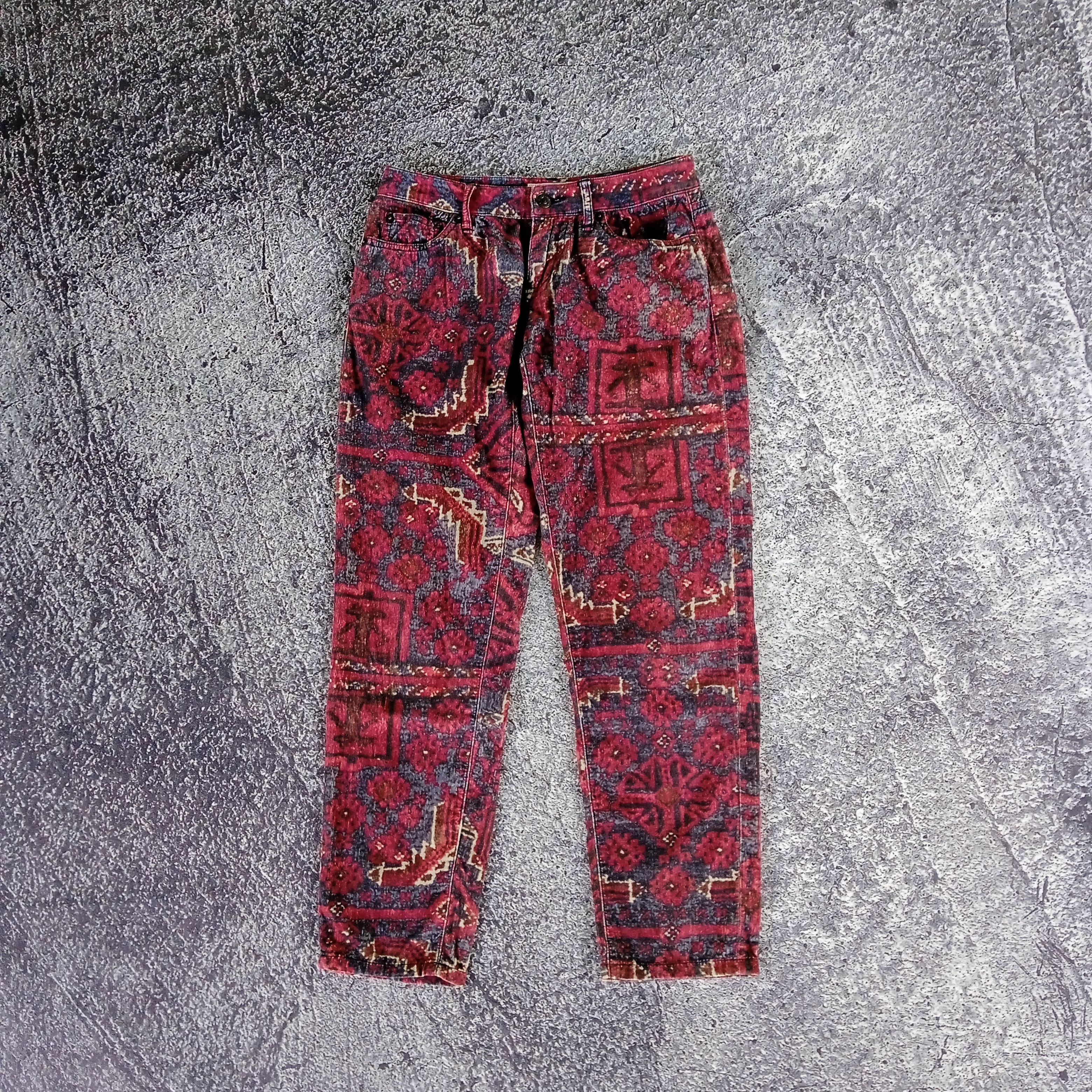 image of Denim And Supply Ralph Lauren x Polo Ralph Lauren Denim & Supply Ralph Laurent Red Aztec Graphics C