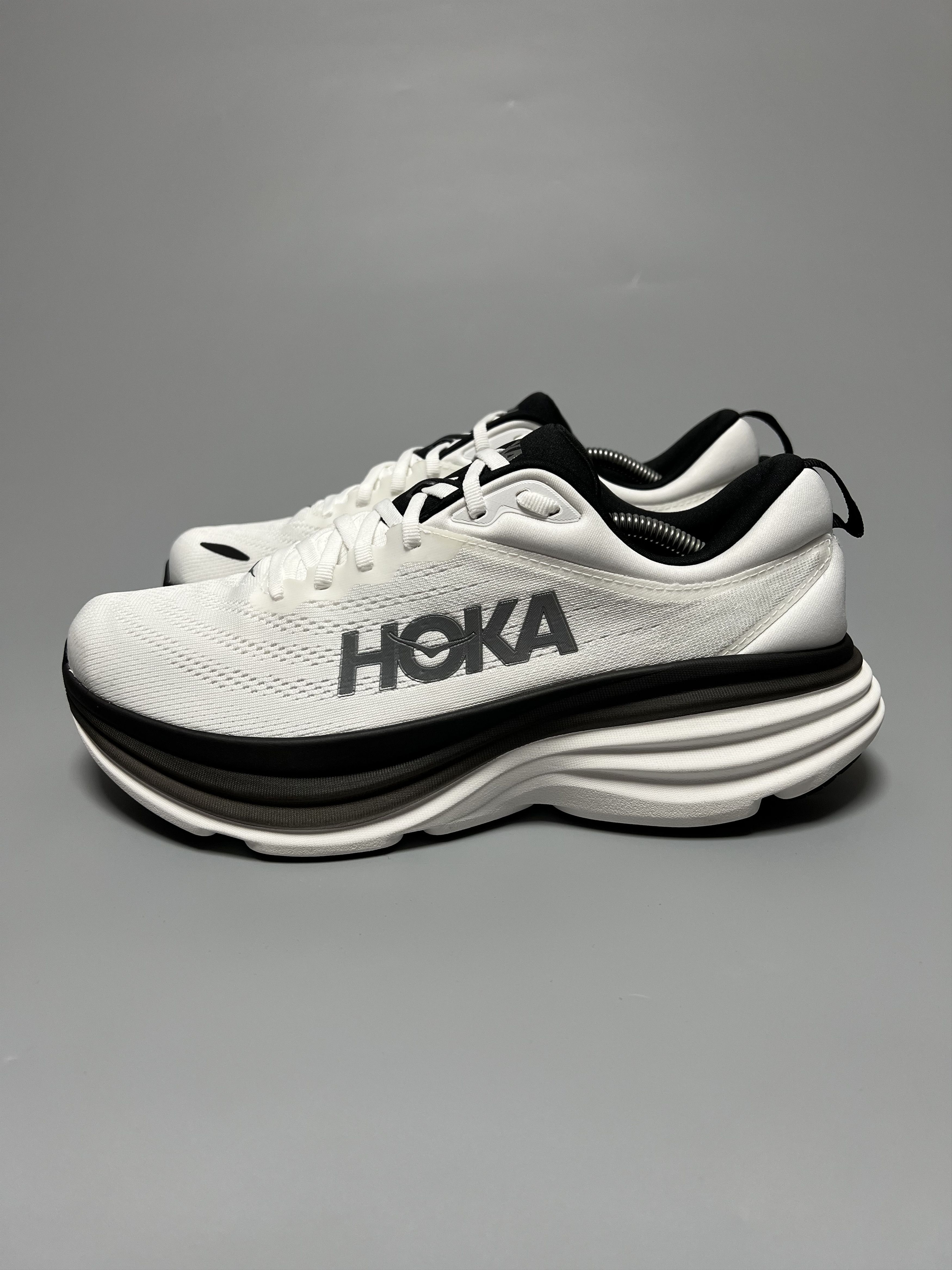Hoka 10.5D Hoka One One Bondi 8 Running Shoes 1123202-WBLC Size US 10.5 / EU 43-44 - 1 Thumbnail