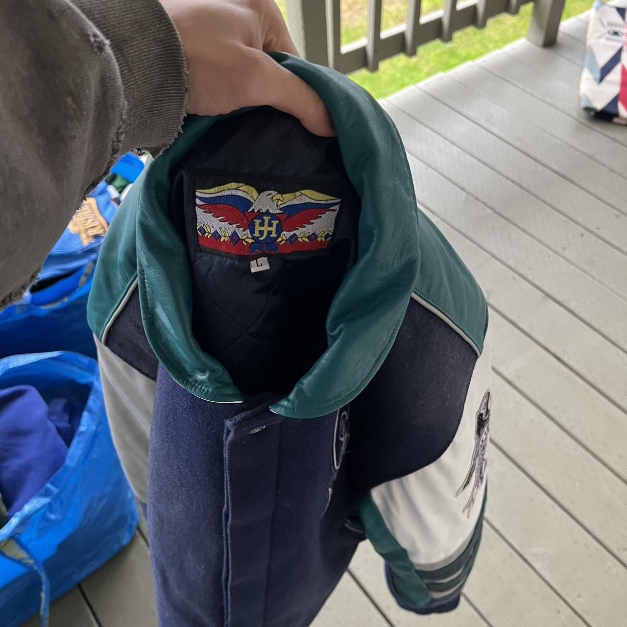 Jeff Hamilton × MLB × Vintage Jeff Hamilton Jacket Seattle Mariners Leather Varsity Jacket Size US L / EU 52-54 / 3 - 6 Thumbnail