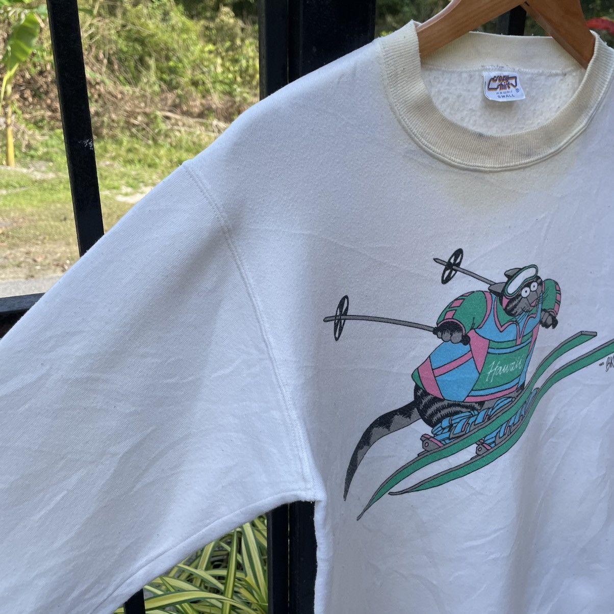 Vintage 🔥Vintage 80s Crazy Shirt Bkaliban Hawaii Jumper Sweatshirts Size US XS / EU 42 / 0 - 8 Thumbnail