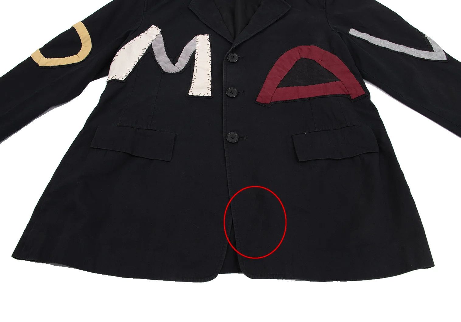 Yohji Yamamoto Yohji Yamamoto Alpha Patch Cotton Jacket Size US S / EU 44-46 / 1 - 11 Thumbnail