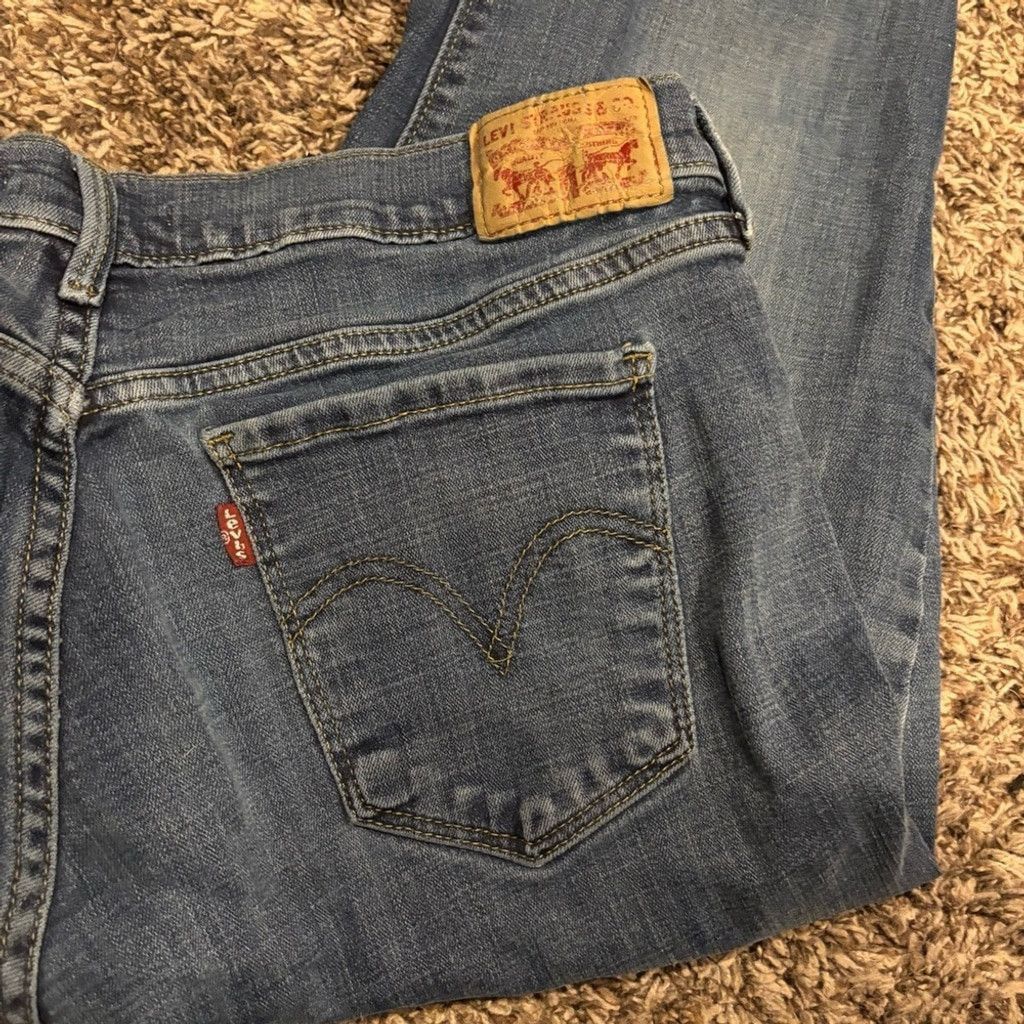 Levi's Women's Levi’s 505 Straight Jeans Size 31" - 6 Thumbnail