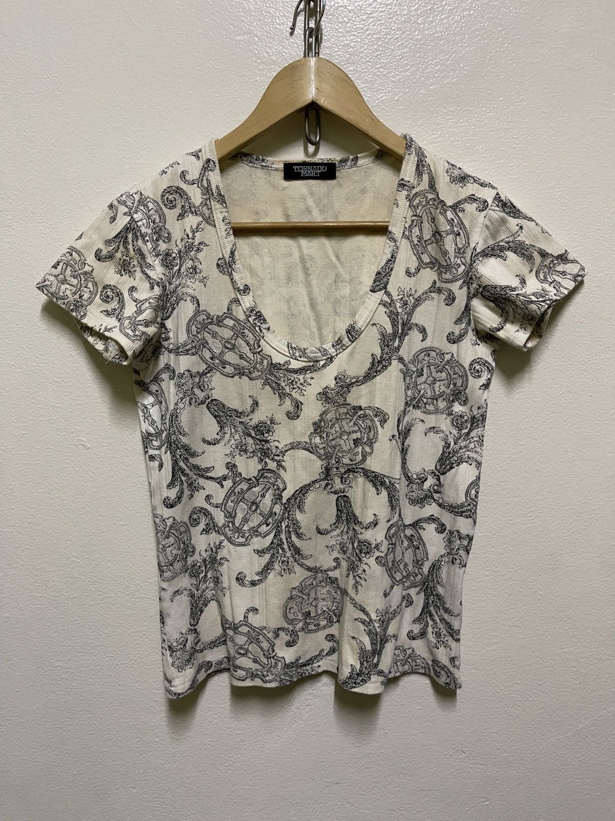 Japanese Brand × Tornado Mart Tornado Mart Full Printed T Shirt Size S / US 4 / IT 40 - 1 Thumbnail