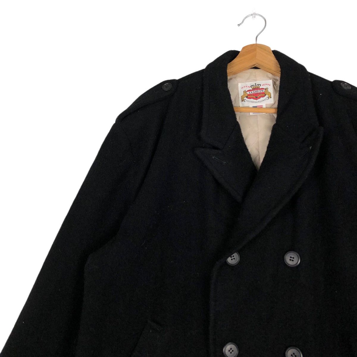 Japanese Brand 🔥Vtg Double Breast Wool Jacket Anaheim USA Biker Toyo Size US L / EU 52-54 / 3 - 7 Thumbnail