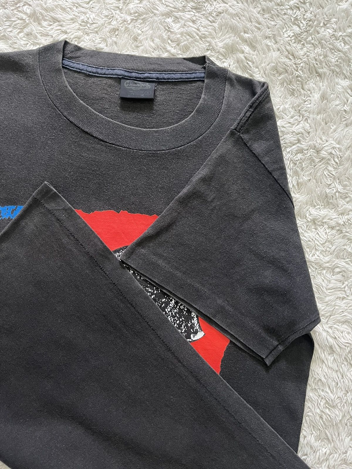 Vintage vintage 1990's "black faded" felix the cat t-shirt Size US M / EU 48-50 / 2 - 7 Thumbnail