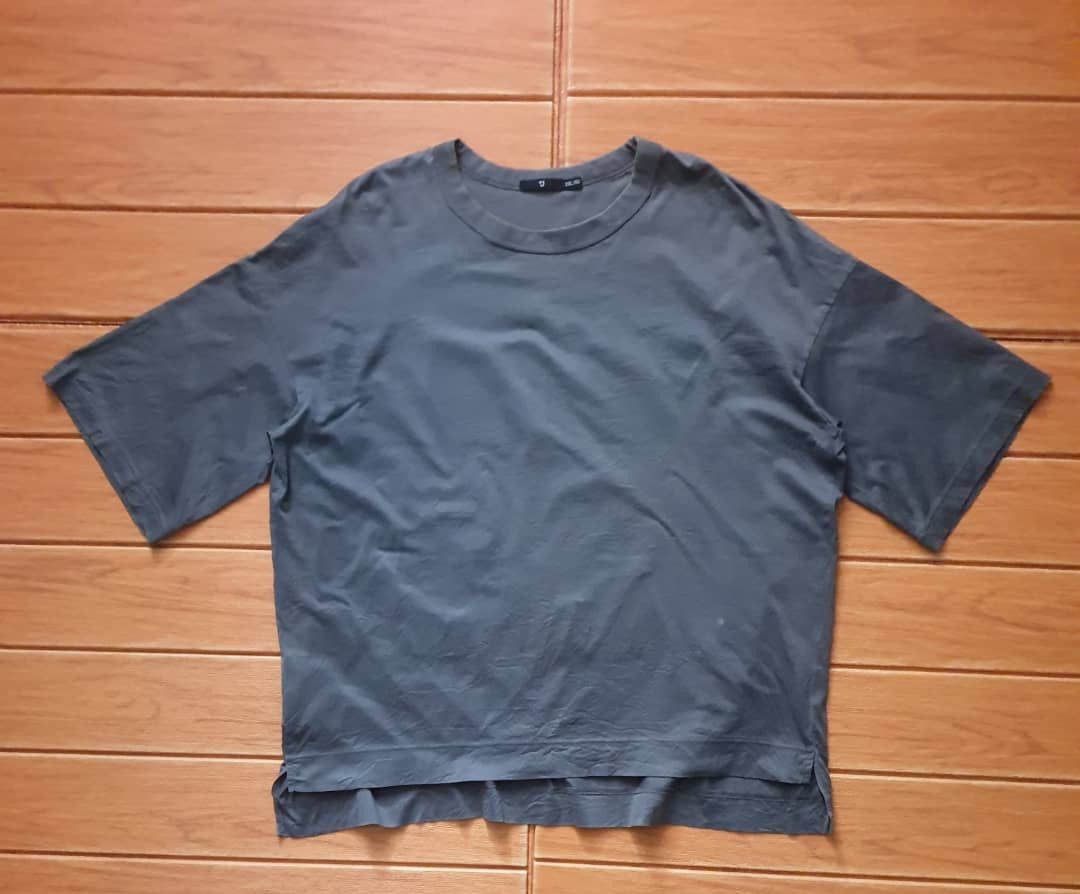 Jil sander x uniqlo brown shirt