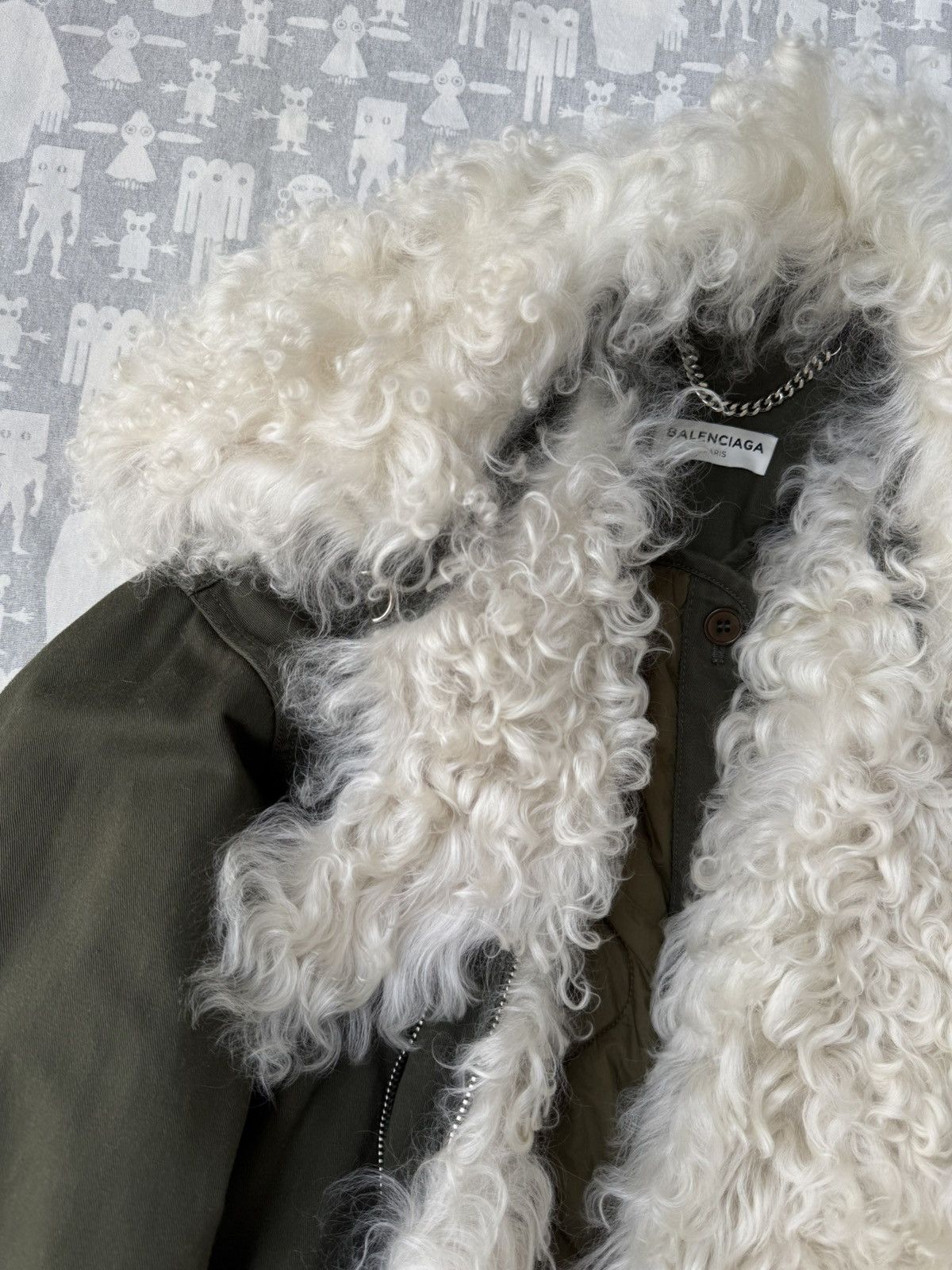 Balenciaga Balenciaga AW16 Aviator Lamb Fur Military Oversized Parka Size US M / EU 48-50 / 2 - 4 Thumbnail