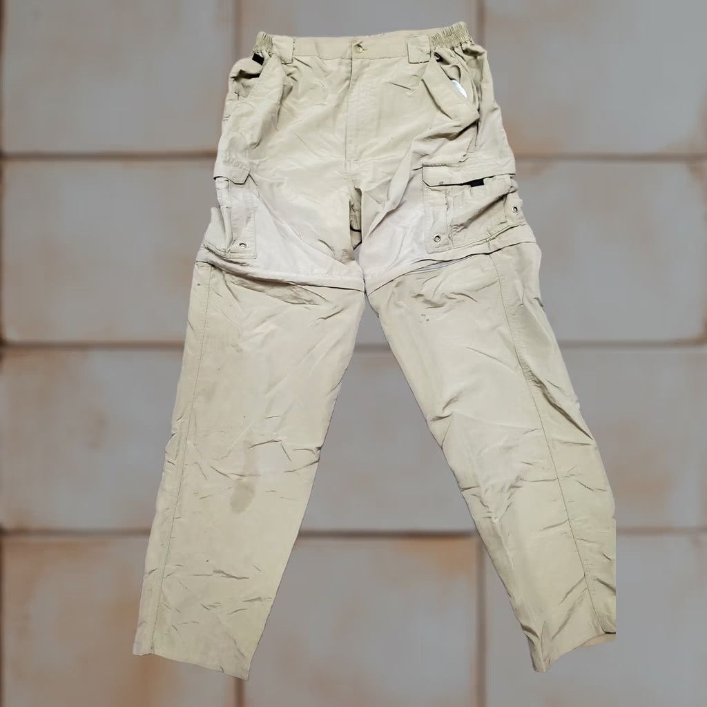 Vintage Bimini Bay Outfitters Pants Mens 32 Tan Cargo Convertible Outdoor Gear Zip Leg Size US 32 / EU 48 - 1 Thumbnail