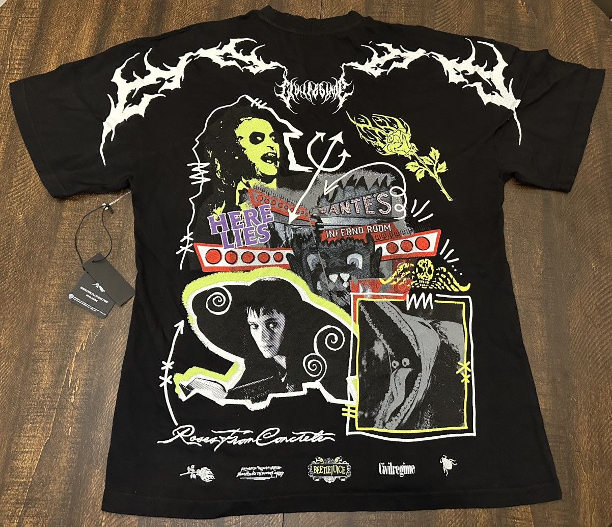Civil Regime NWT Civil Regime Beetlejuice Oversized T-Shirt Small Size US S / EU 44-46 / 1 - 1 Thumbnail