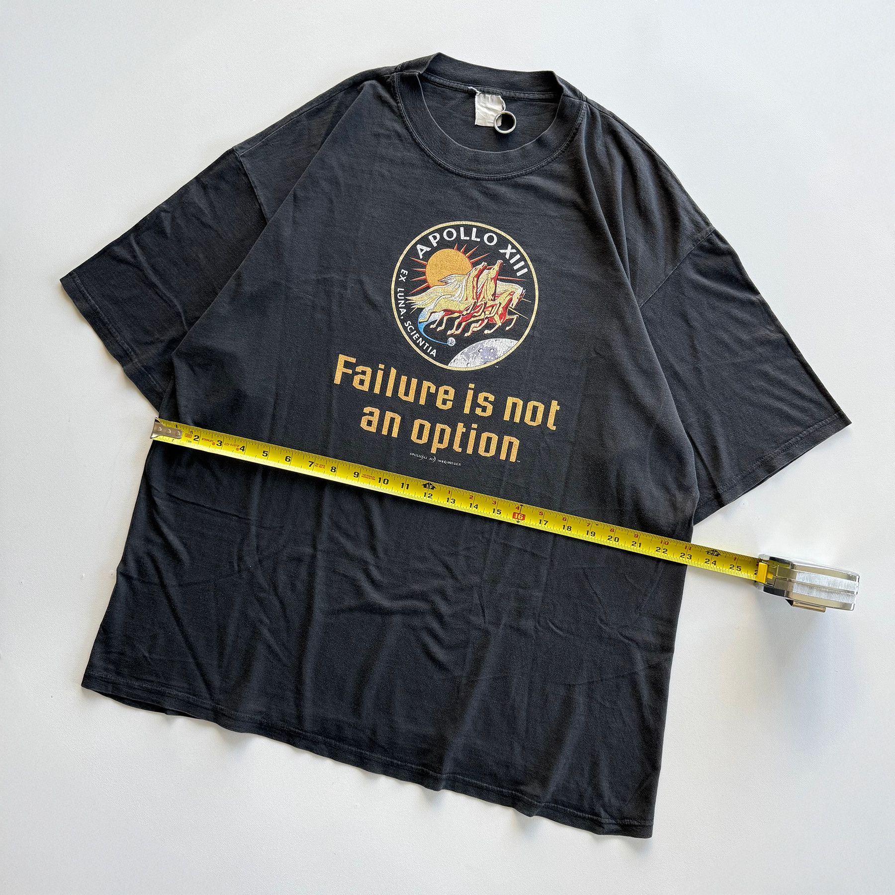 Vintage 1995 Vintage Apollo 13 "Failure Is Not An Option" Tee Size US XL / EU 56 / 4 - 9 Thumbnail