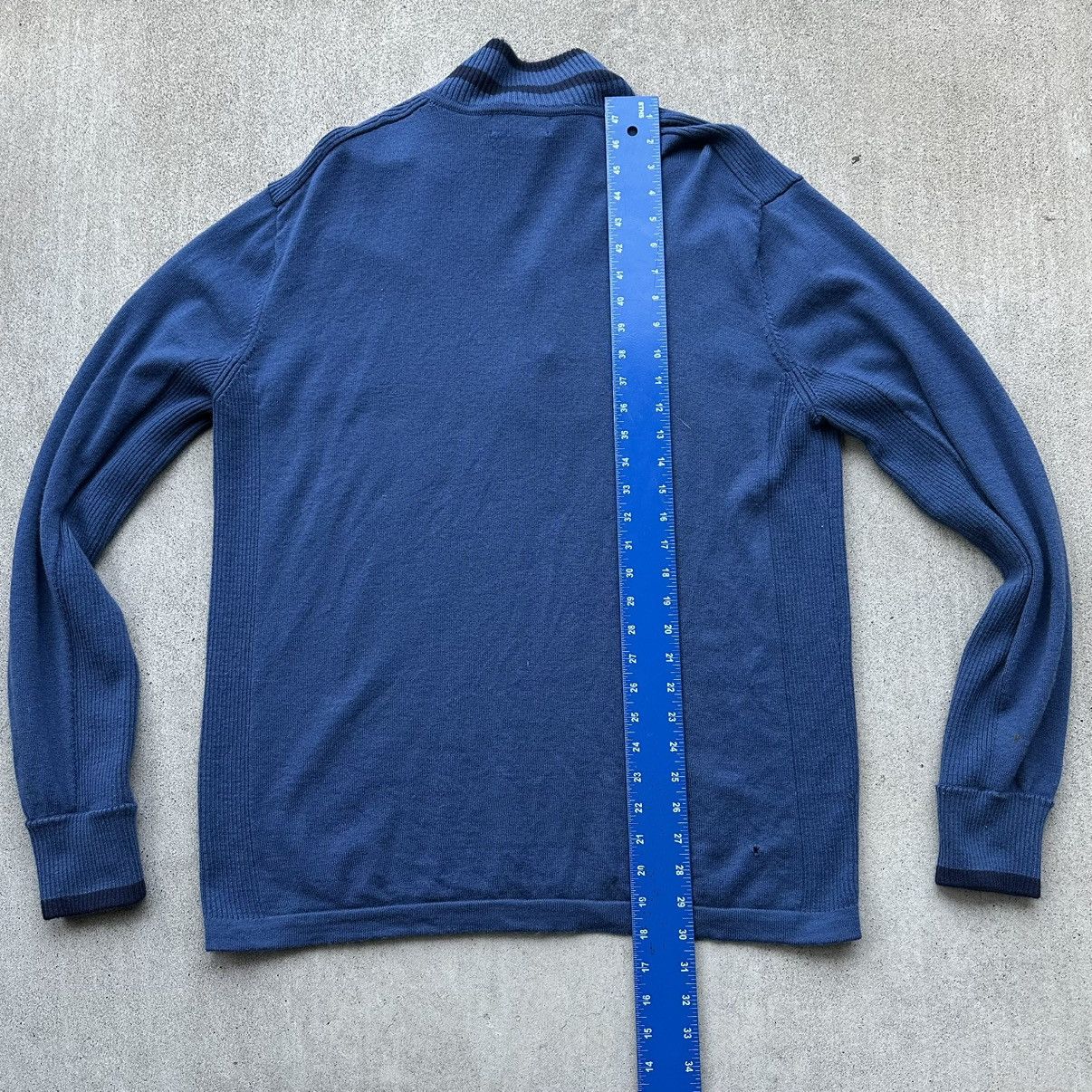 Patagonia Vintage Patagonia Merino Wool 1/4 Zip Sweater Men XL Blue Size US XL / EU 56 / 4 - 7 Thumbnail
