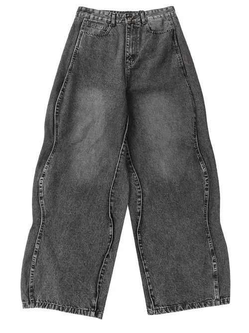 VIBE Baggy Black Denim Jeans Size US 30 / EU 46 - 5 Thumbnail
