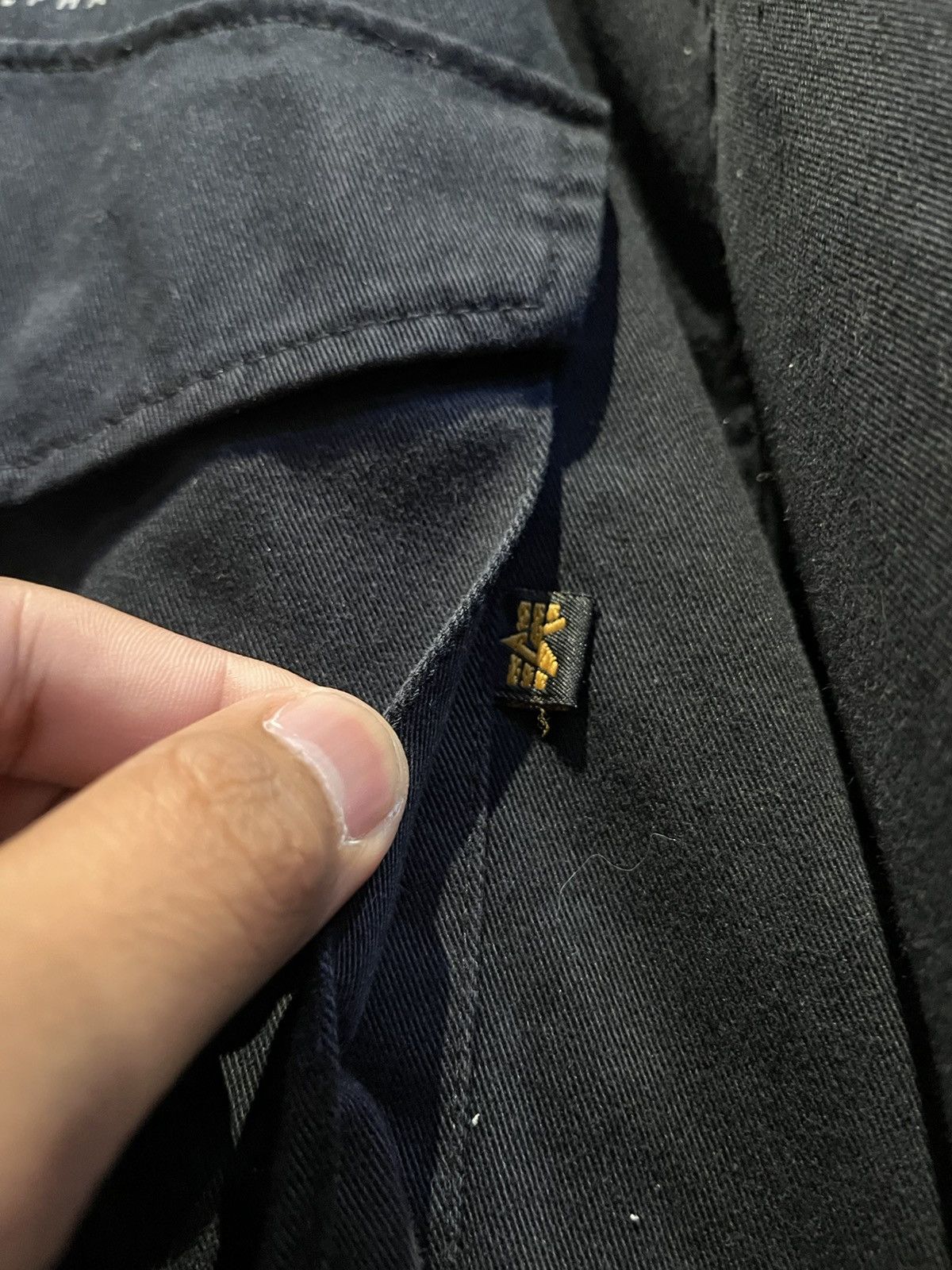 Alpha Industries × Japanese Brand × Vintage Alpha Industries Black Jacket Size US XXL / EU 58 / 5 - 7 Thumbnail