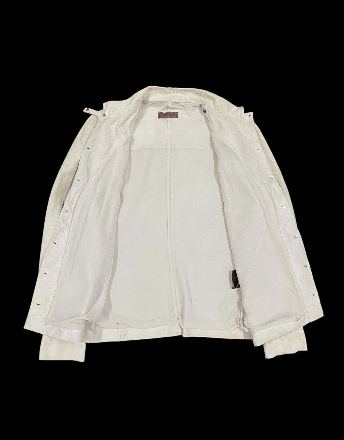 Loewe Authentic🔥Loewe Goat Skin/Silk Liner Button Ups Shirt Size US XXS / EU 40 - 14 Thumbnail