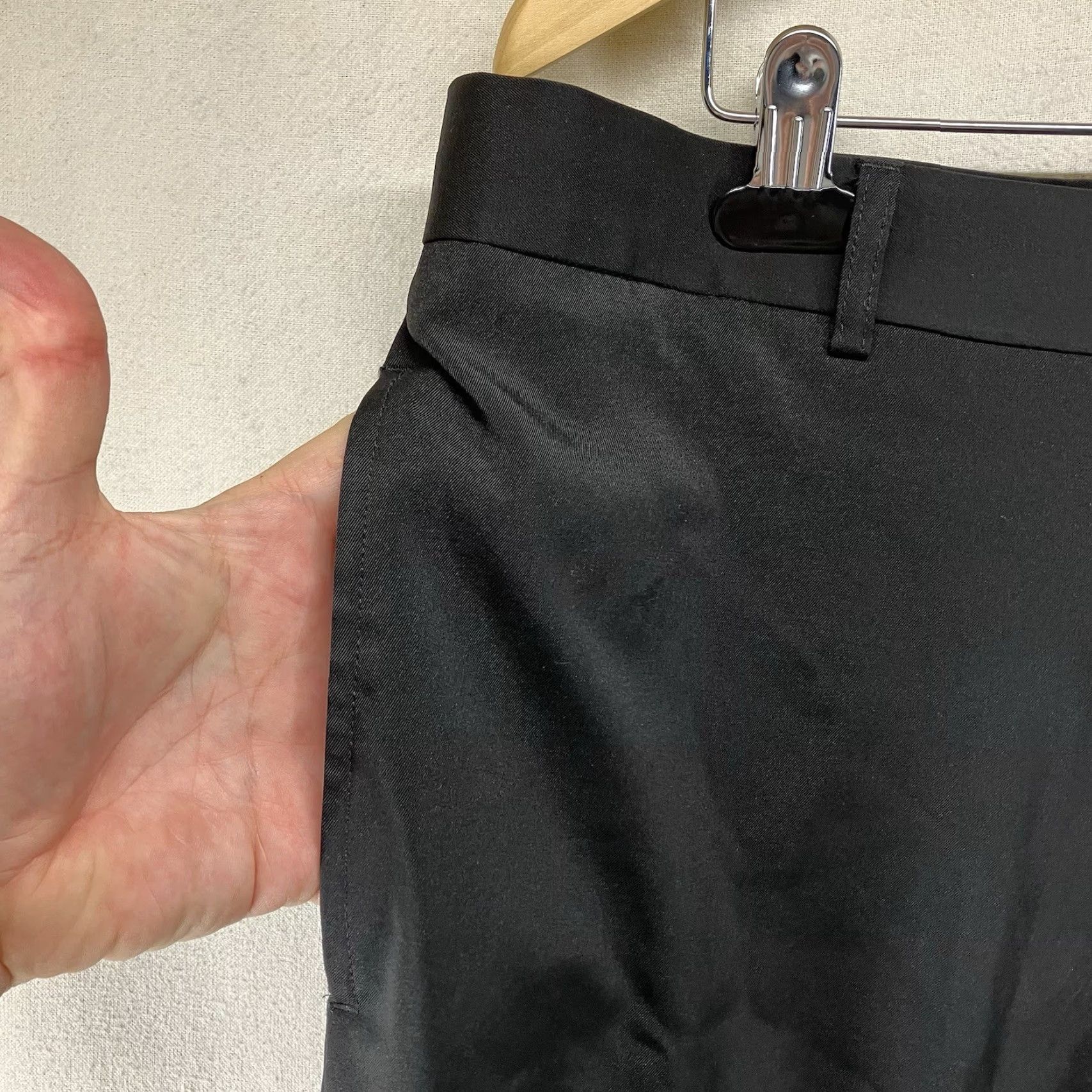 Vintage Slazenger Mens Flat Front Golf Shorts 36x10 Black Stretch Shorts Flat Front Golf Athletic Fit 36 Black Mens Size US 36 / EU 52 - 5 Thumbnail