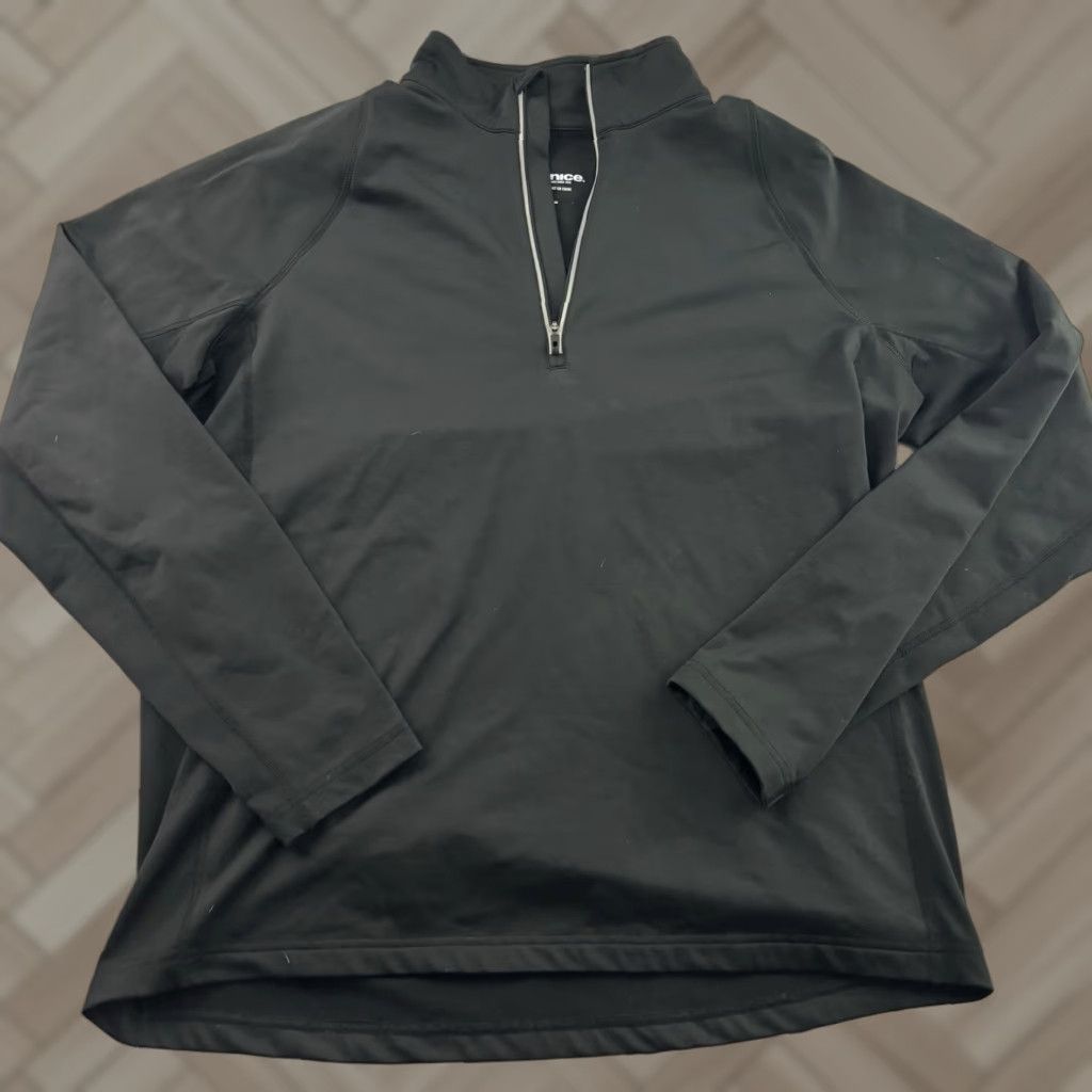 Vintage Sunice 1/4 Zip Pullover Golf Jacket Men's L Black Jacket Size US L / EU 52-54 / 3 - 1 Thumbnail