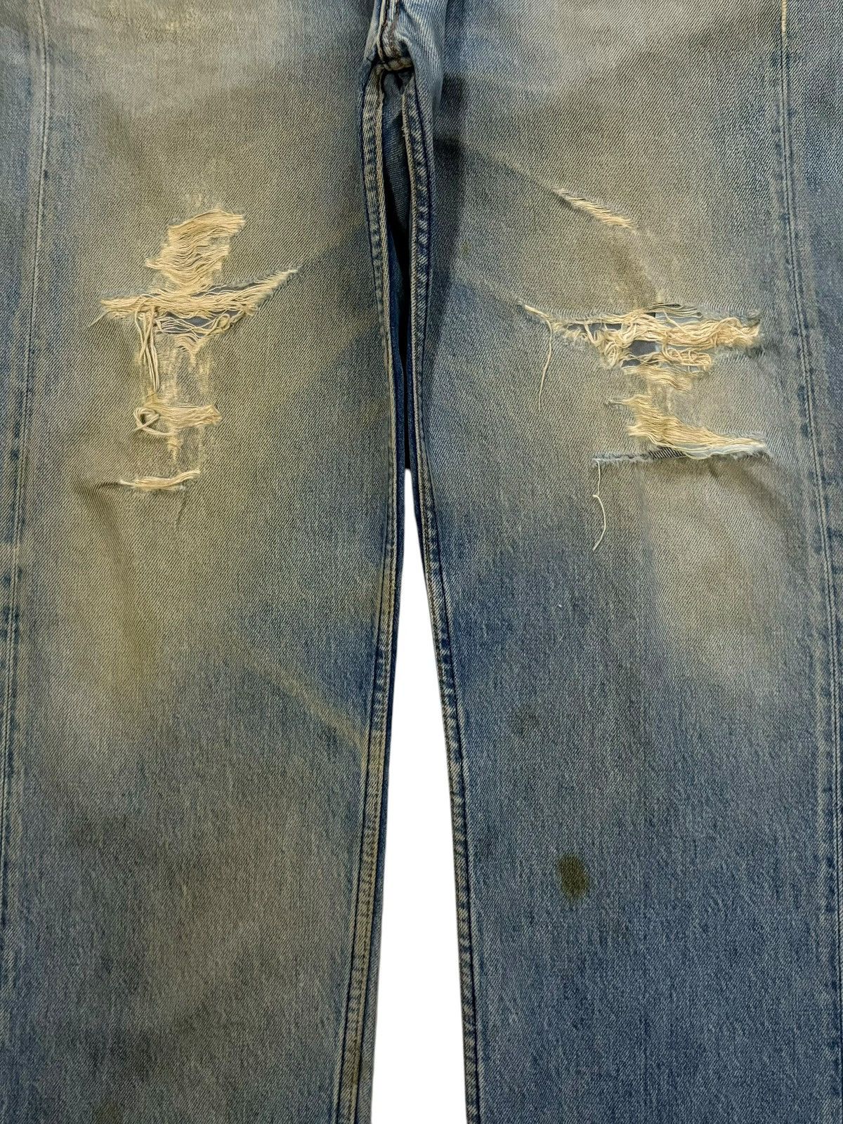 Levi's Vintage 90s Levis 501xx Mud Wash Distressed Baggy Jeans Size US 37 - 5 Thumbnail