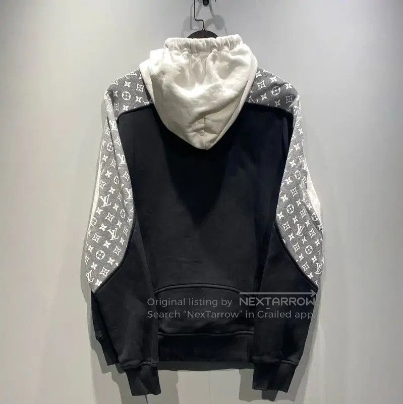 Louis Vuitton Louis Vuitton Men's Cotton Hoodie in White . Size US M / EU 48-50 / 2 - 2 Thumbnail
