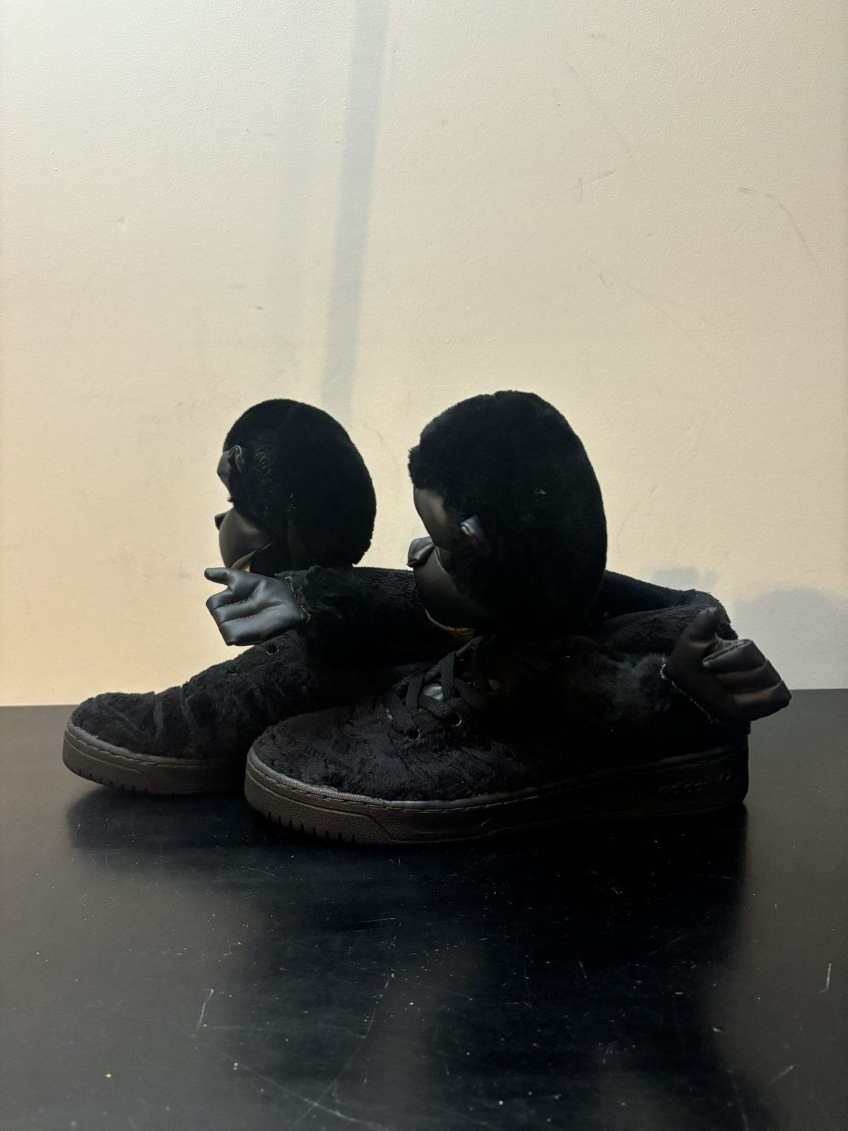 adidas JS Jeremy Scott Gorilla Sneakers Black