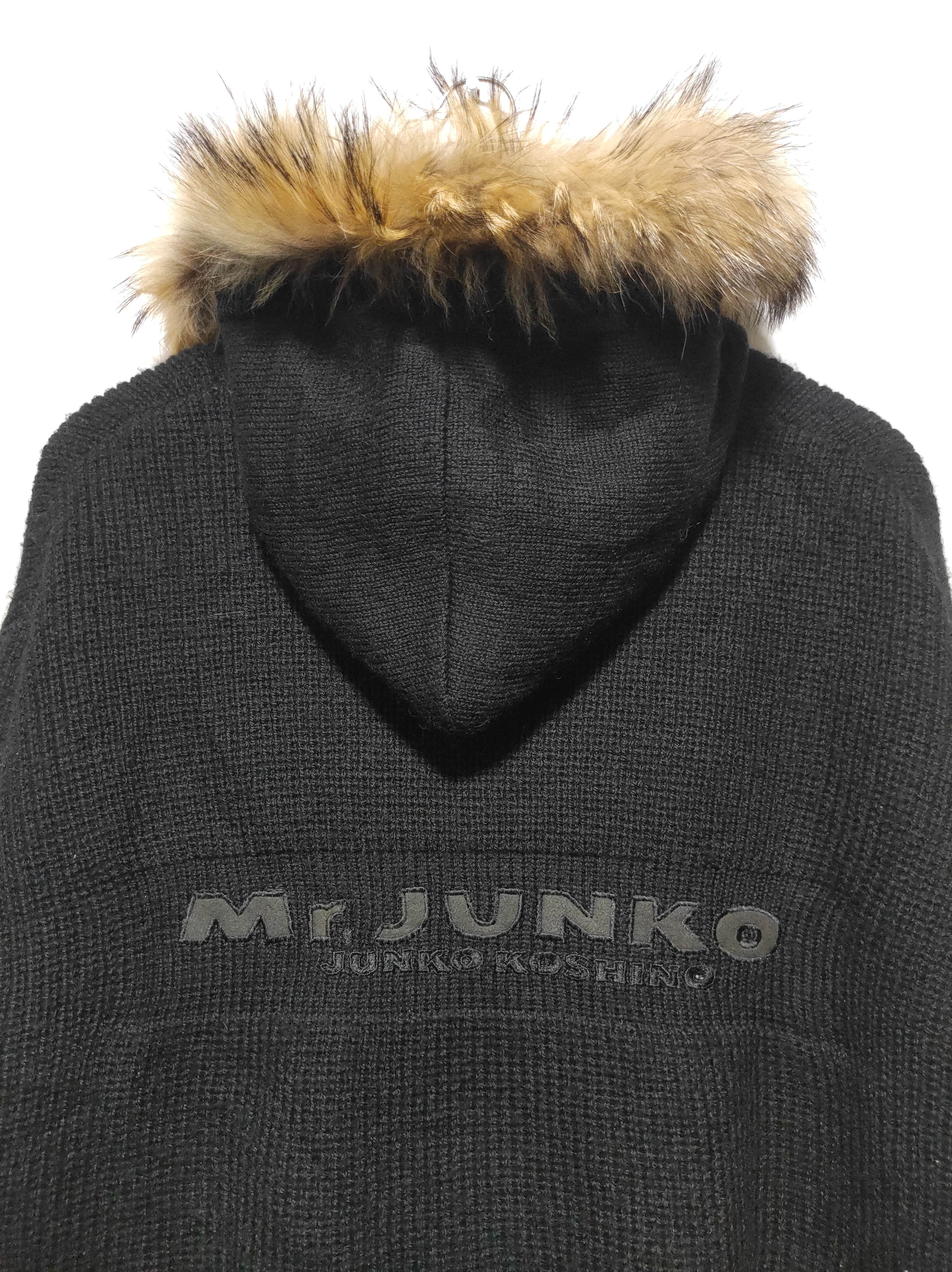Mr. Junko Mr.Junko Knit Fur Hoodie If6Was9 LGB style Size US L / EU 52-54 / 3 - 14 Thumbnail