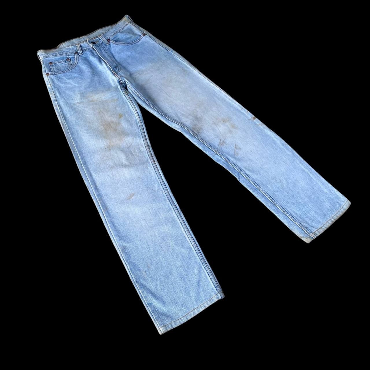 Levi's Vintage Clothing W28" VINTAGE LEVIS 503 YEAR 1989 LIGHTWASH DIRTY GRUNGE JEAN Size US 28 / EU 44 - 3 Thumbnail
