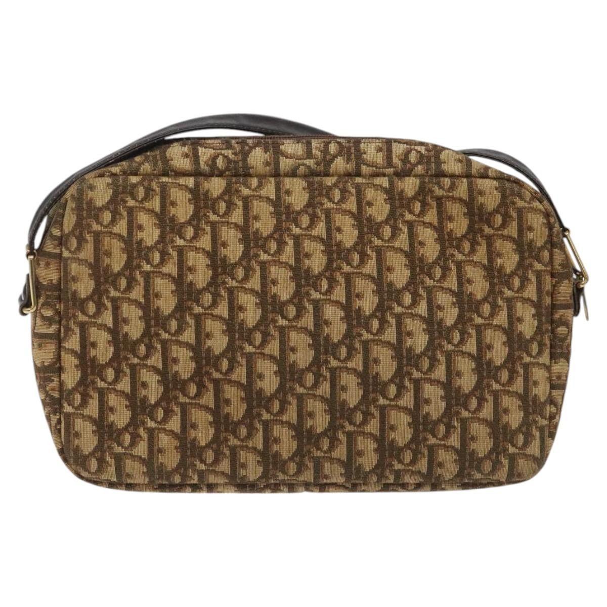 Dior DIOR Trotter Canvas Shoulder Bag Brown Size ONE SIZE - 3 Thumbnail