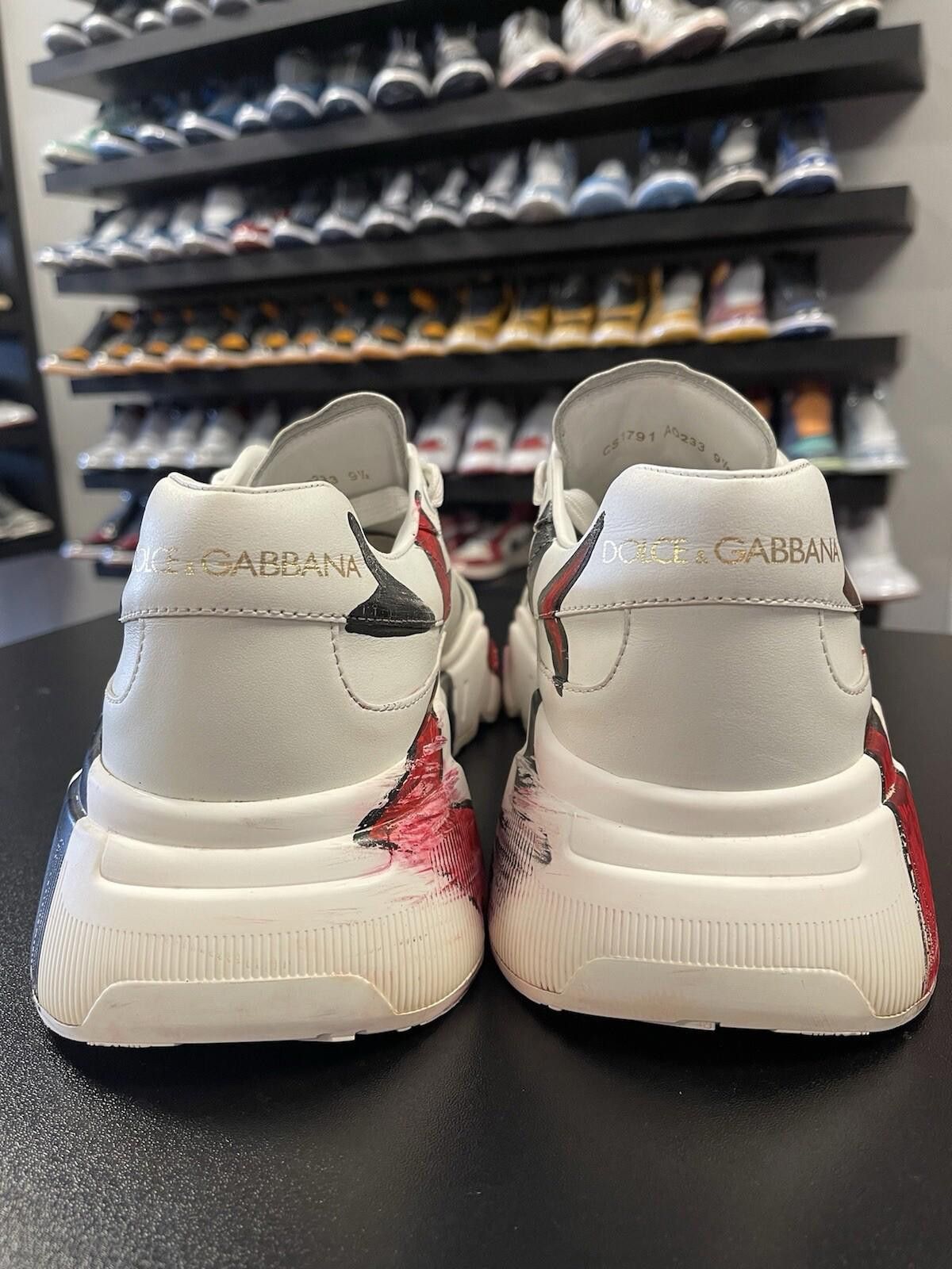Dolce & Gabbana Size 9.5 - Dolce & Gabbana Men Leather Sneakers 1984 Milano Size US 9.5 / EU 42-43 - 4 Thumbnail
