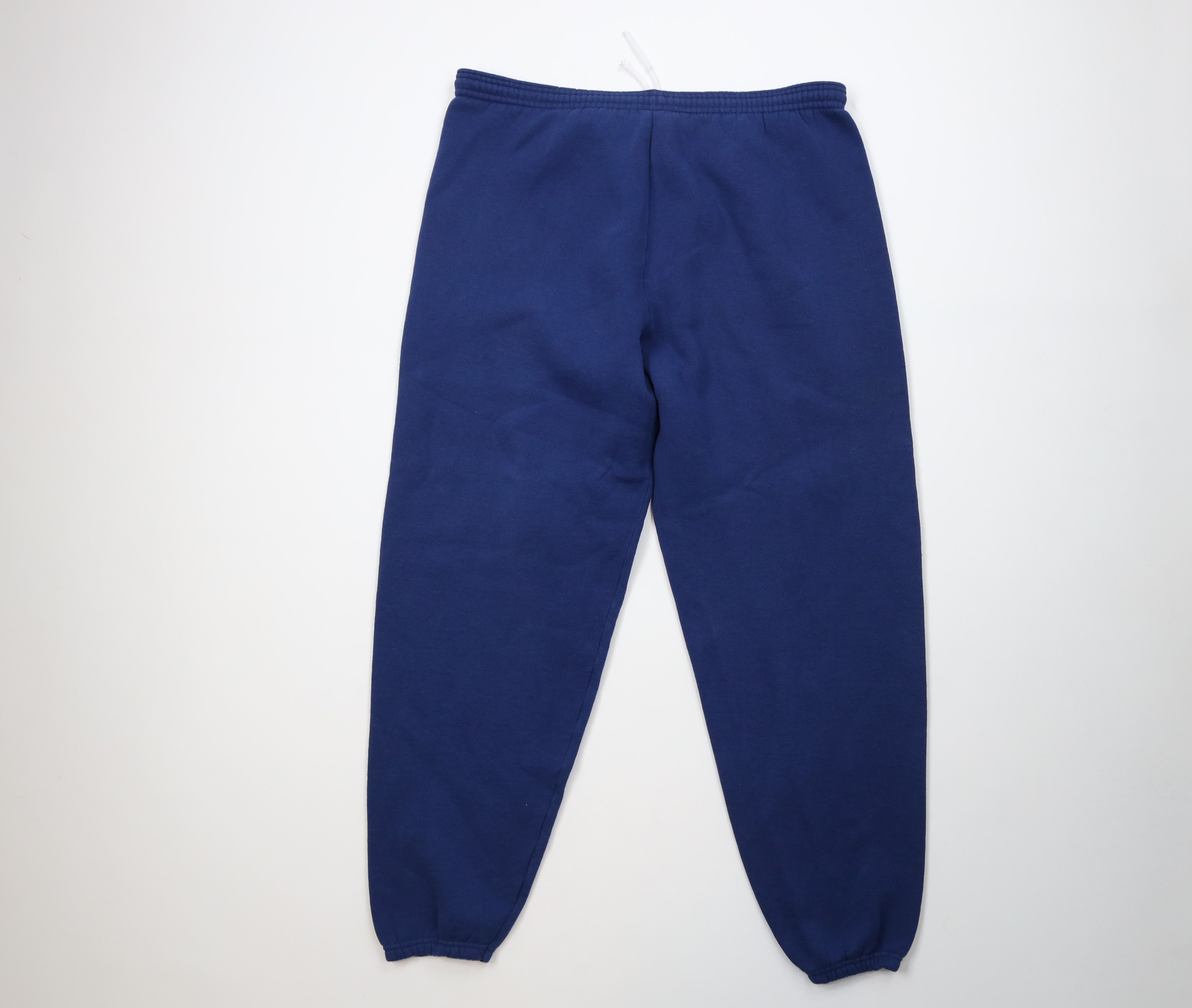 Vintage Vintage 90s USA Olympics Blank Sweatpants Joggers Blue USA Size US 36 / EU 52 - 11 Thumbnail