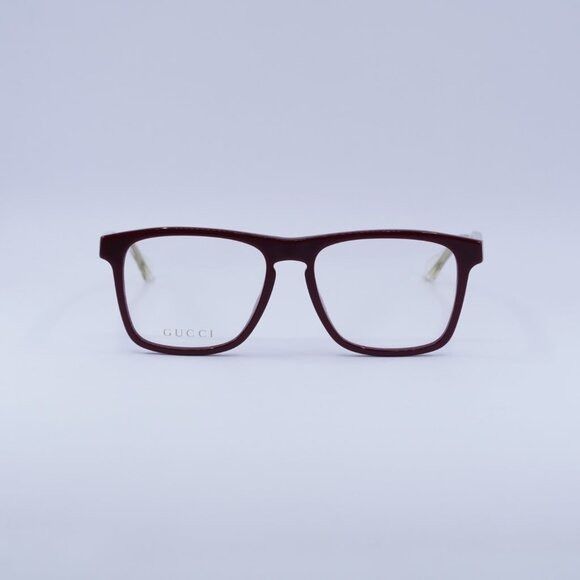Gucci 🕶️ New Gucci GG0561O 003 Burgundy Eyeglasses 54mm Size ONE SIZE - 4 Thumbnail