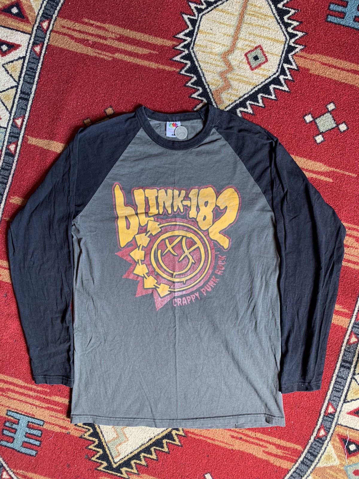 Band Tees × Vintage Blink182 Tour 2017 Raglan Tees Size US M / EU 48-50 / 2 - 1 Thumbnail