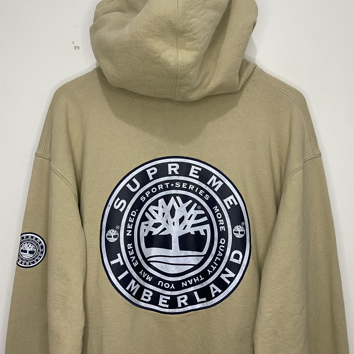 Supreme × Timberland Supreme Timberland FW21 Taupe Hoodie Size US M / EU 48-50 / 2 - 6 Thumbnail