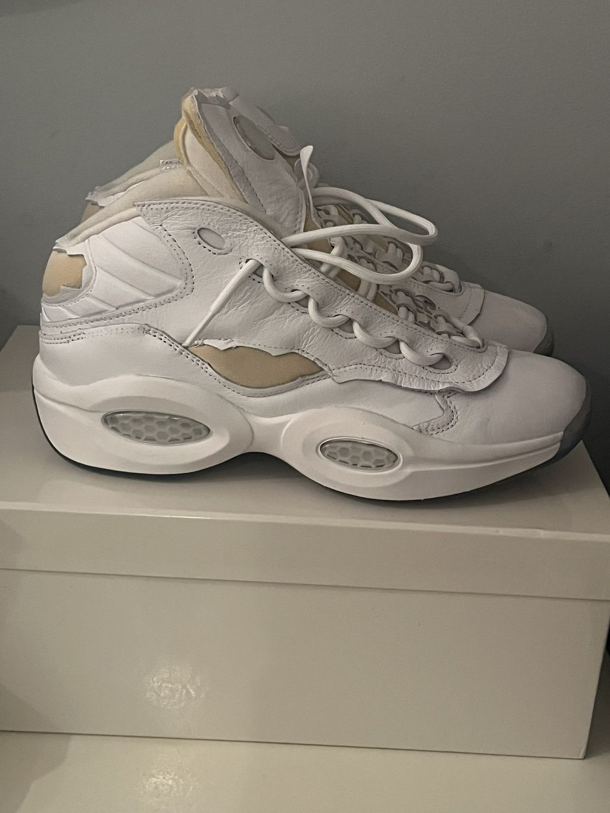 Maison Margiela × Reebok Authentic Reebok Question Maison Margiela Project sneakers Size US 10.5 / EU 43-44 - 1 Thumbnail