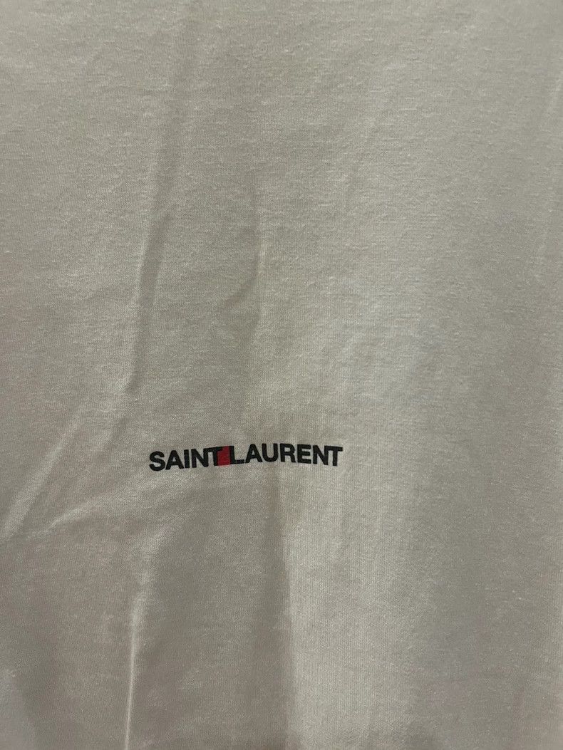 Yves Saint Laurent Saint Laurent Classic logo white T-shirt 2502-Nextarrow Size US XS / EU 42 / 0 - 2 Thumbnail