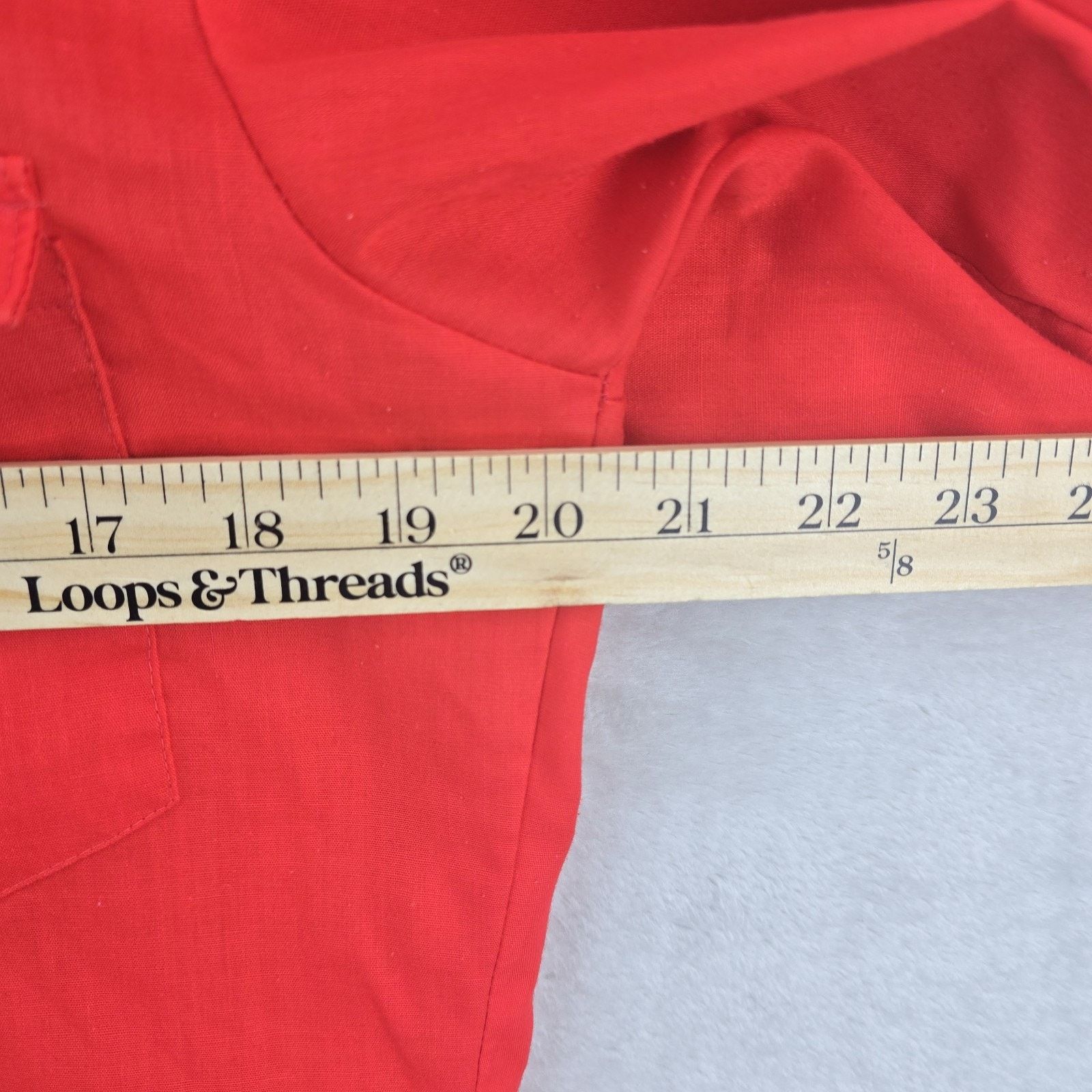 Other Vintage H Bar C Shirt Mens 15.5-30 Red Pearl Snap Western Size US S / EU 44-46 / 1 - 9 Thumbnail