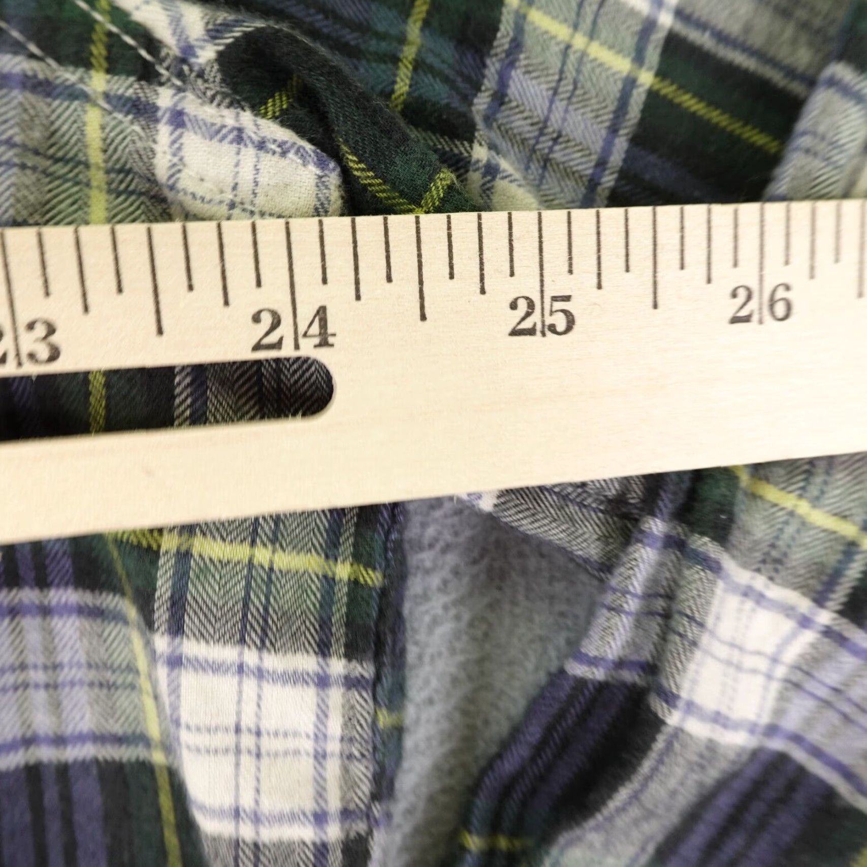 Levi's VINTAGE Levi's Shirt Mens XL Green Blue White Plaid Flannel Button-Up Workwear 90s Theme Mens Size US XL / EU 56 / 4 - 7 Thumbnail