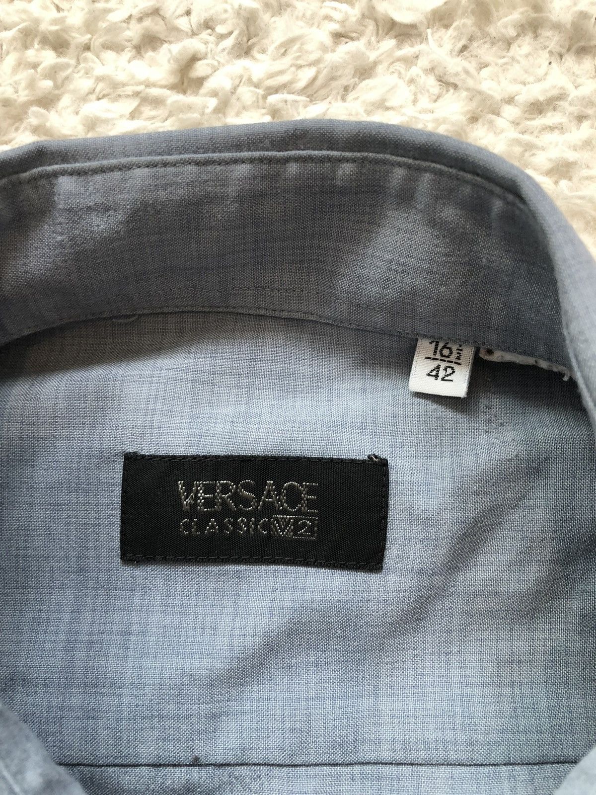 Versace × Vintage Shirt Versace Classics V2 vintage 90’s Size US XL / EU 56 / 4 - 4 Thumbnail