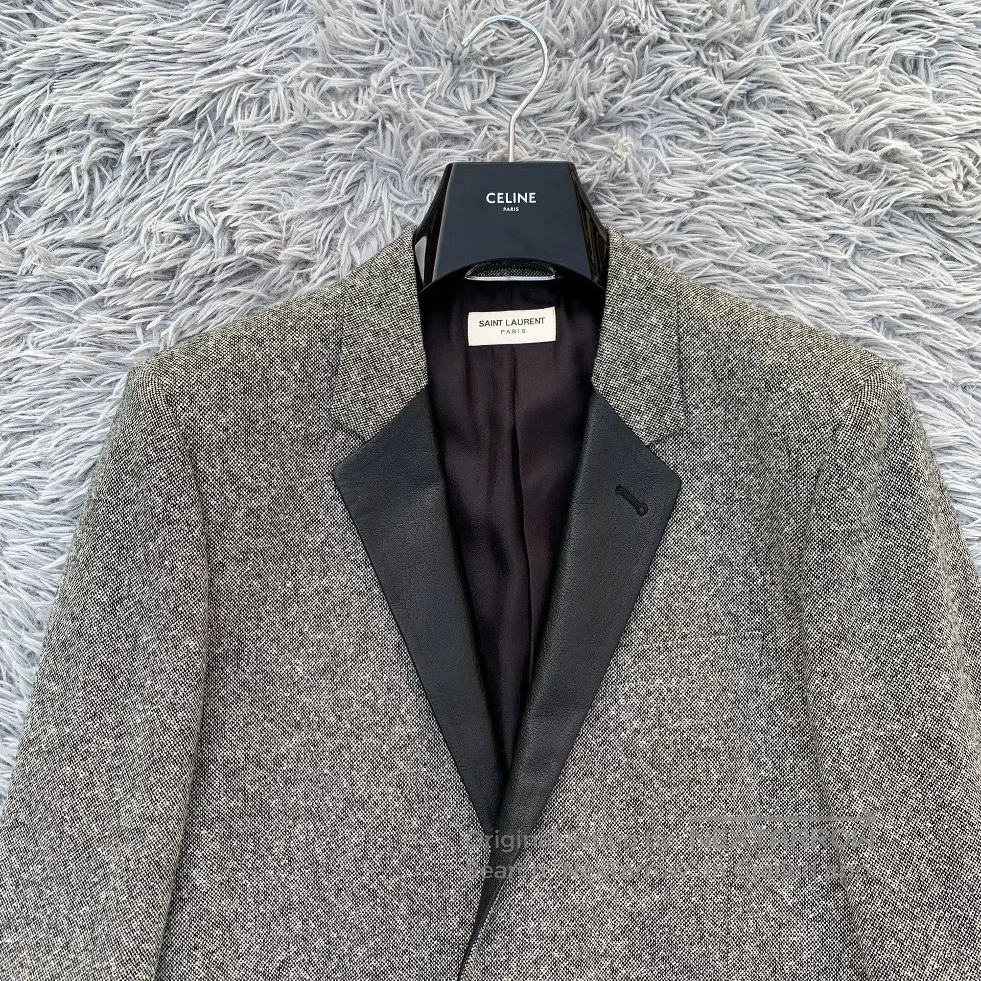 Saint Laurent Paris Saint Laurent 13FW Wool Leather Suit. Size US L / EU 52-54 / 3 - 2 Thumbnail