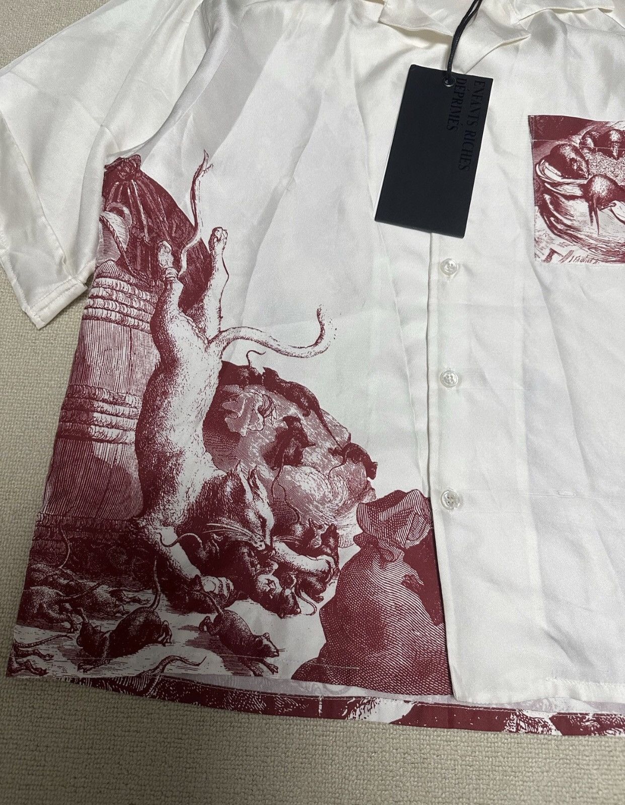 Enfants Riches Deprimes Enfants riches deprimes ERD cat silk shirt short sleeved Size US S / EU 44-46 / 1 - 5 Thumbnail