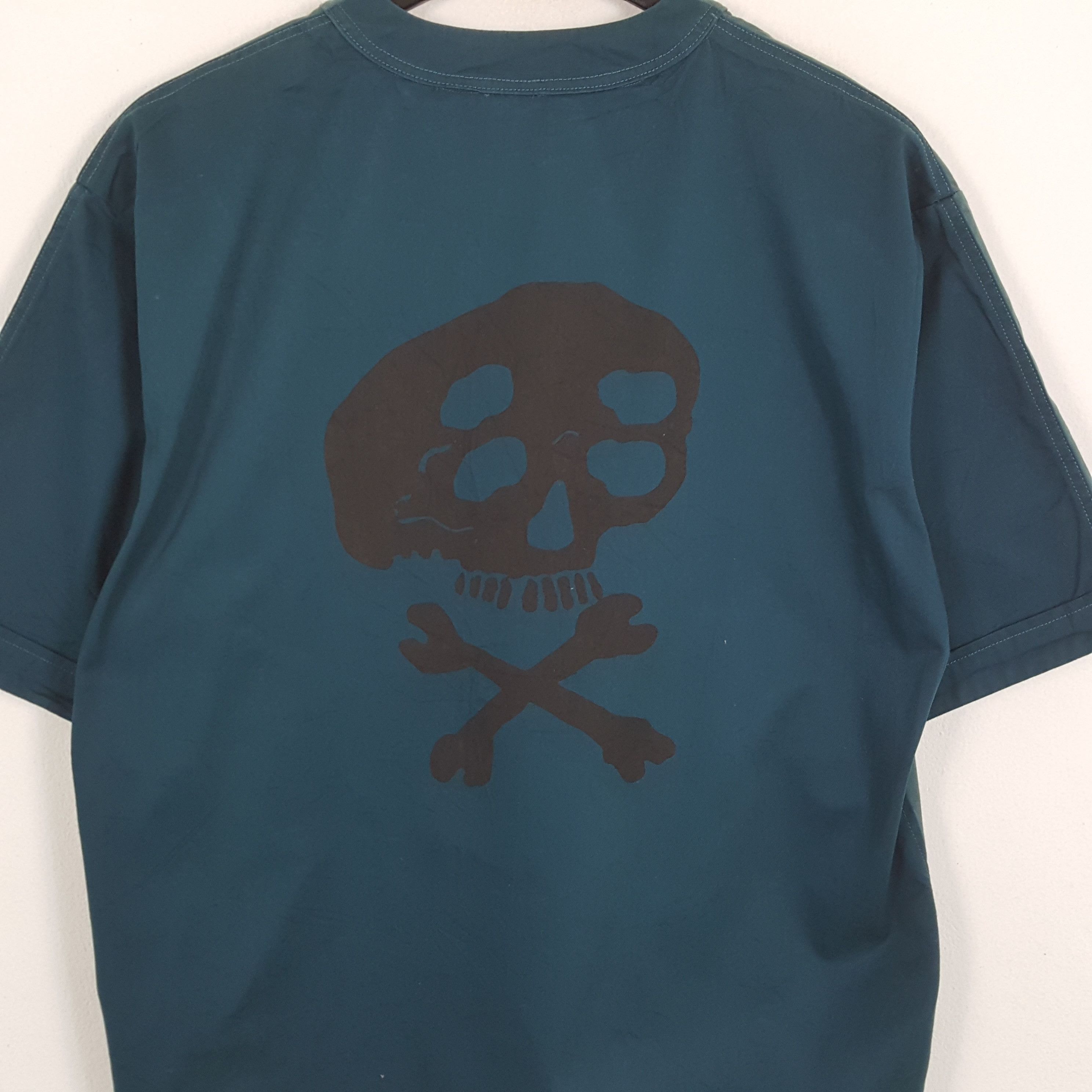 Maison MIHARA YASUHIRO × Vintage MIHARAYSUHIRO x Custom Art Skulls Design Shirt Size US XL / EU 56 / 4 - 2 Thumbnail