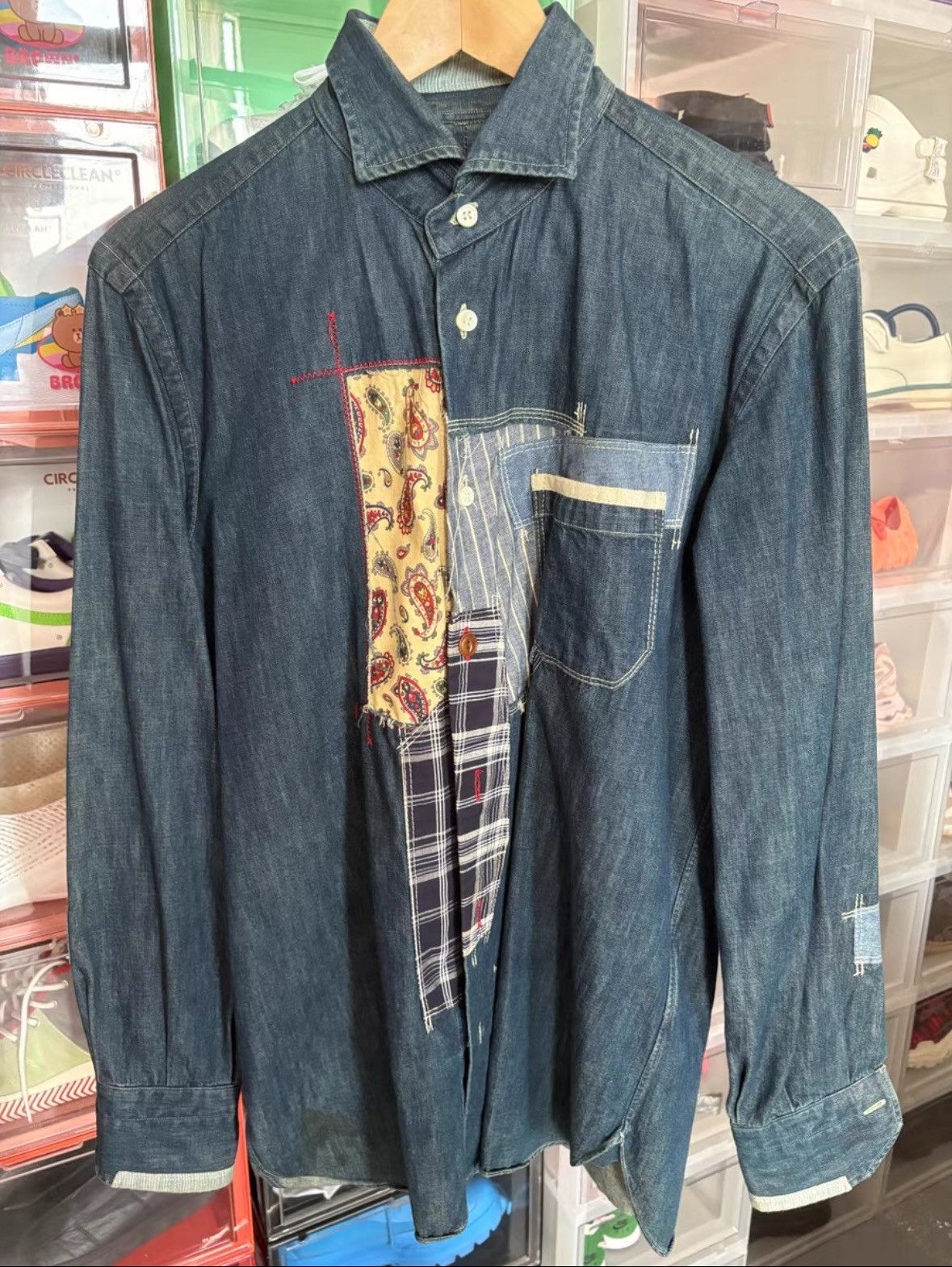 Junya Watanabe Junya Watanabe Denim Shirt Size US S / EU 44-46 / 1 - 2 Thumbnail