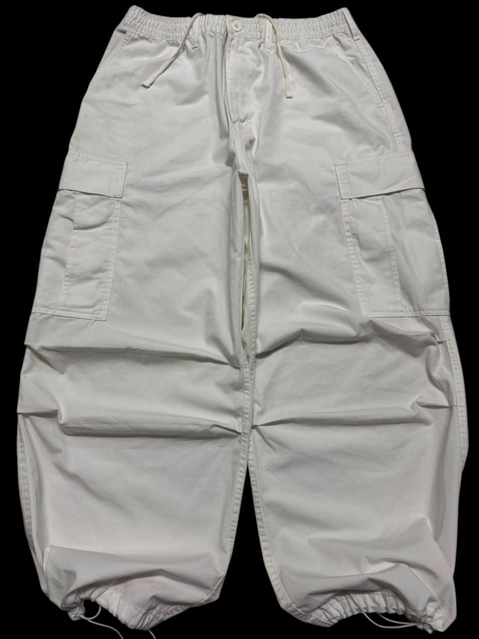 GU GU Ballon Parachute Cargo Yohji Yamamoto Style White Size US 34 / EU 50 - 1 Thumbnail