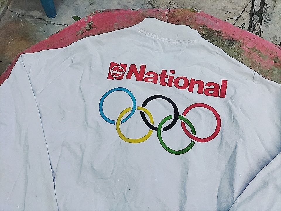 USA Olympics × Vintage Vintage 80s National Olympic Games 1988 Jacket Cotton Size US L / EU 52-54 / 3 - 3 Thumbnail