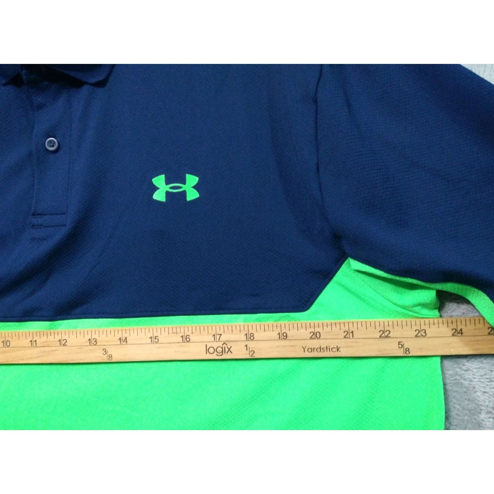 Under Armour Under Armour Shirt Polo Short Sleeve XL Green Performance Golf 2.0 Moisture Wicking Quick Dry Breathable Logo Polo Mens Regular Size XS? No Size US XL / EU 56 / 4 - 4 Thumbnail