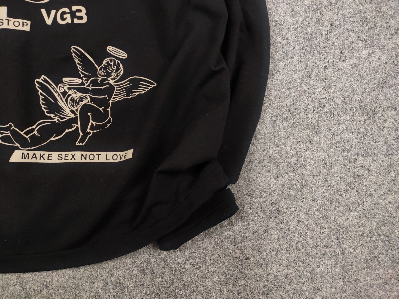 Japanese Brand Vagabond Studio Design Art Logo Make Sex Oversized Hoodie Size US M / EU 48-50 / 2 - 7 Thumbnail
