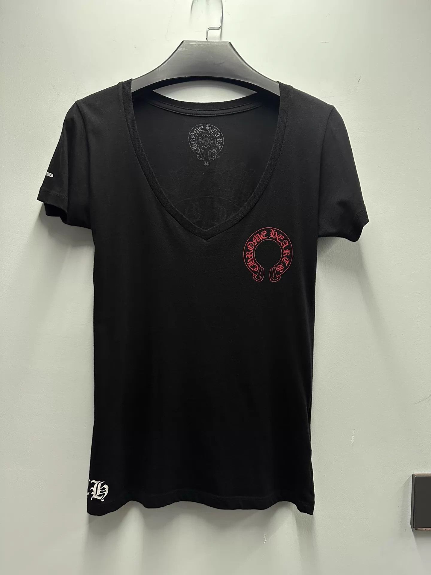 Chrome Hearts Chrome Hearts V Neck Short Sleeve Tee | Grailed