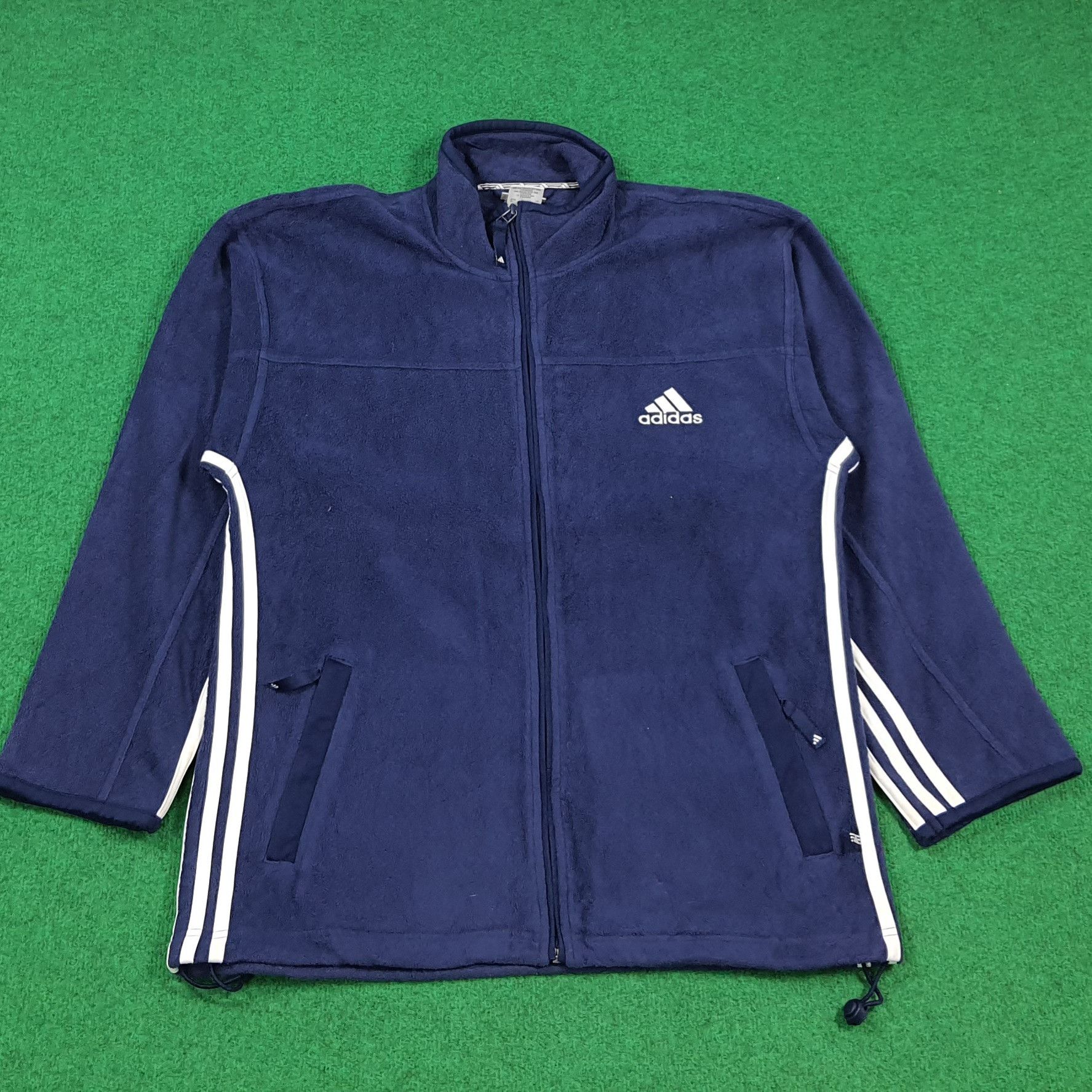 Adidas Vintage Adidas Track Jacket Fleece Full Zip Custom Y's Logo Size US L / EU 52-54 / 3 - 1 Thumbnail